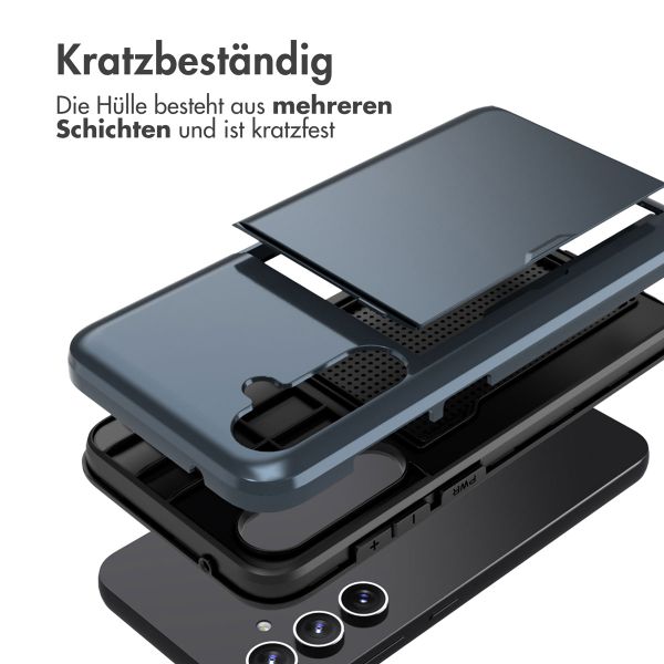imoshion Backcover mit Kartenfach Samsung Galaxy S23 FE - Dunkelblau