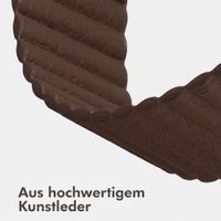 imoshion Magnetisches Kunstlederarmband für Apple Watch | 38/40/41/42 mm - Braun
