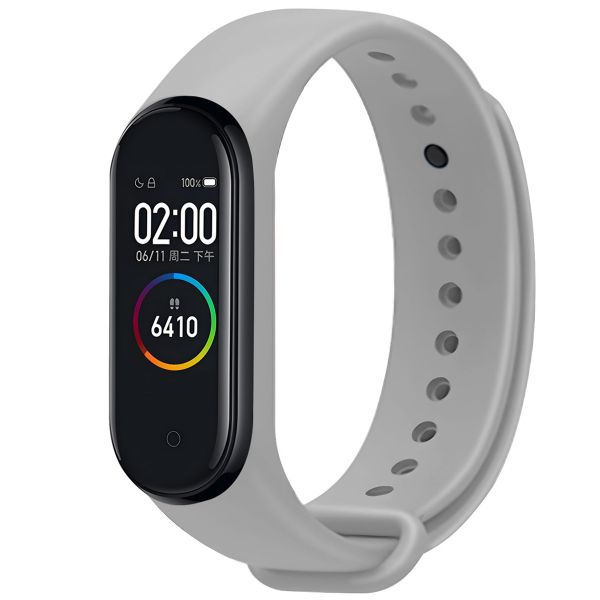 imoshion Silikonarmband für das Xiaomi Mi Band 3 / 4 - Grau