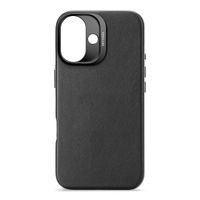 Decoded Leather Backcover MagSafe Apple iPhone 16 - Schwarz
