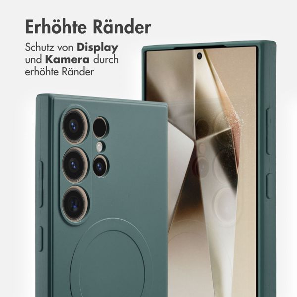imoshion Color Back Cover mit MagSafe Samsung Galaxy S24 Ultra - Dunkelgrün