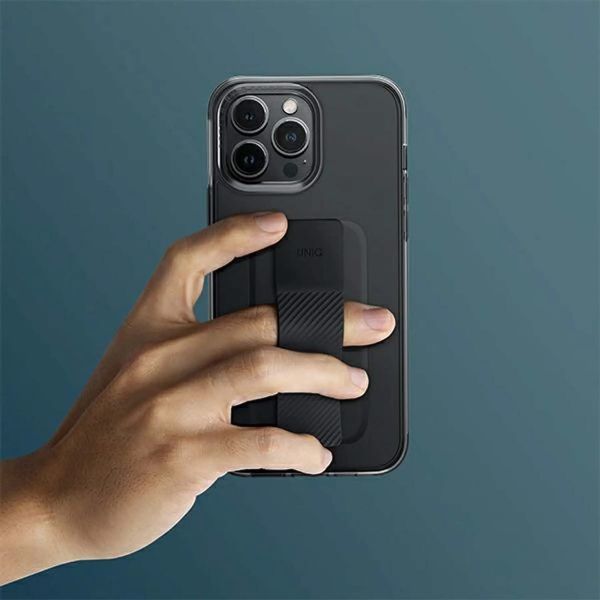 Uniq Heldro Backcover Flexgrip für das Apple iPhone 14 - Grau