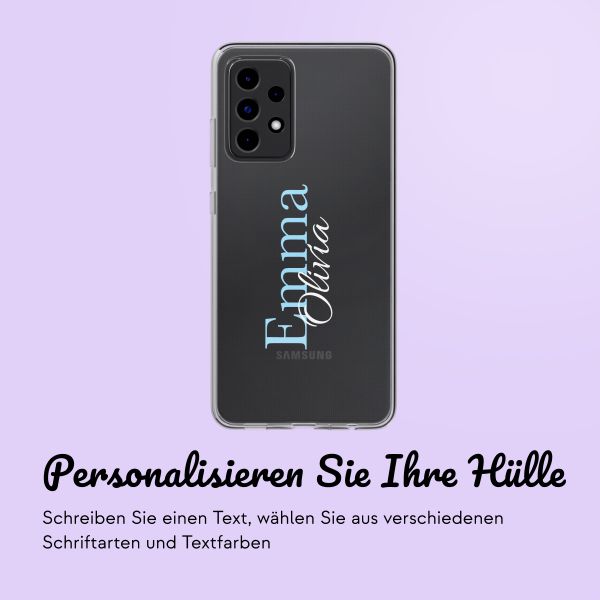 Hülle mit eigenem Foto und/oder Text Samsung Galaxy A52(s) (5G/4G) - Naam