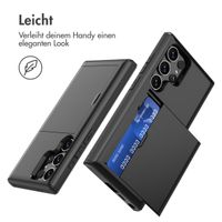 imoshion Backcover mit Kartenfach Samsung Galaxy S24 Ultra - Schwarz