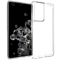 Accezz Clear TPU Backcover Samsung Galaxy S21 Ultra - Transparent