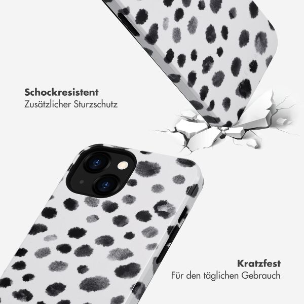 Selencia Vivid Tough Back Cover für das iPhone 13 - Trendy Leopard