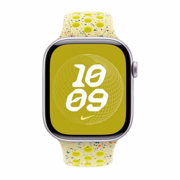 Apple Nike Sport Armband für das  Apple Watch Series 1 - 9 / SE (38/40/41 mm) - Größe S/M - Volt Splash