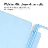 imoshion Trifold Hardcase Klapphülle für das iPad Air 11 Zoll (2025) M3 / (2024) M2 / Air 5 (2022) / Air 4 (2020) - Hellblau