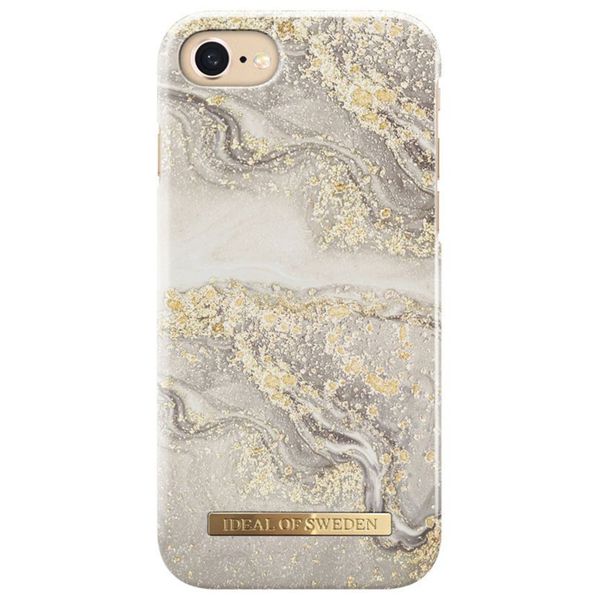 iDeal of Sweden Sparkle Greige Marble Fashion Back Case iPhone 8 / 7 / 6 /6s