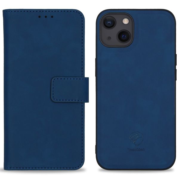 imoshion Entfernbare 2-1 Luxus Klapphülle Apple iPhone 13 - Blau