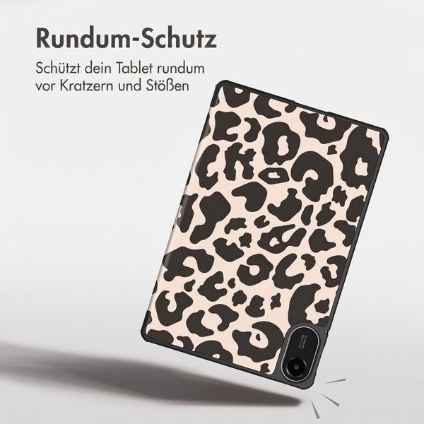 imoshion Design Trifold Klaphülle Xiaomi Redmi Pad 2 - Leopard