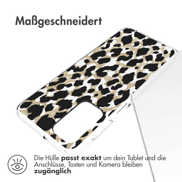 imoshion Design Hülle für das Galaxy A23 (5G) - Leopard - Schwarz / Grün