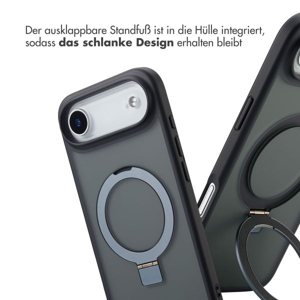 Accezz Ring Stand Backcover mit MagSafe Apple iPhone Air - Schwarz