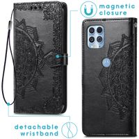 imoshion Mandala Klapphülle Motorola Moto G100 - Schwarz