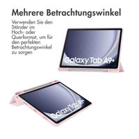 imoshion Trifold Hardcase Klapphülle Samsung Galaxy Tab A9 Plus - Rosa