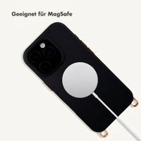 Selencia Rivièra Backcover mit MagSafe mit abnehmbaren Haken Apple iPhone 16 Pro Max - Velvet Black