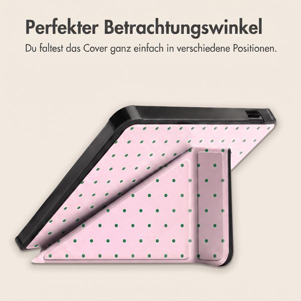 imoshion Design Klappbare Klapphülle Kobo Libra Colour - Happy Dots