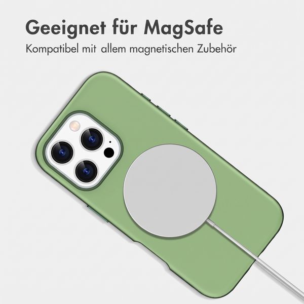 imoshion Color Backcover mit Thin MagSafe Ring Apple iPhone 16 Pro - Dunkelgrün