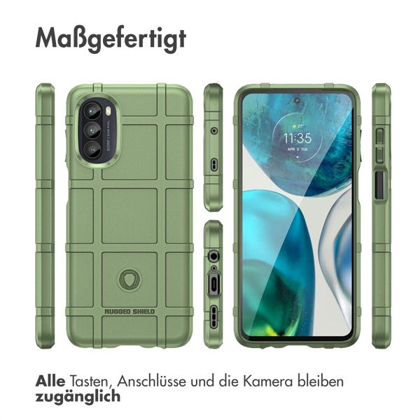 imoshion Rugged Shield Backcover für das Motorola Moto G52 / G82 - Grün