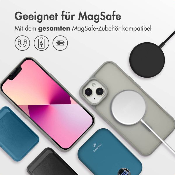 imoshion Color Guard Back Cover mit MagSafe für das iPhone 13 / 14 - Grau