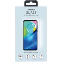 Selencia Displayschutz aus gehärtetem Glas für Motorola Moto G8 Power