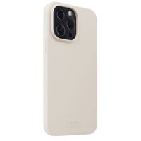 Holdit Silicone Case für das iPhone 13 Pro - Light Beige