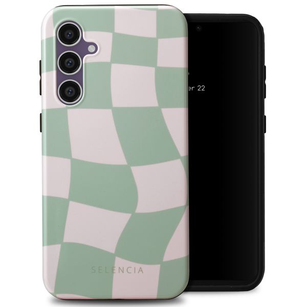 Selencia Vivid Back Cover Samsung Galaxy S23 FE - Groovy Sage Green