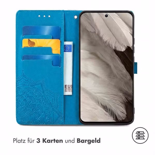 imoshion Mandala Klapphülle Google Pixel 8 - Türkis