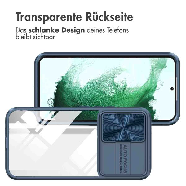 imoshion Back Cover mit Kameraschieber Samsung Galaxy S23 FE - Dunkelblau