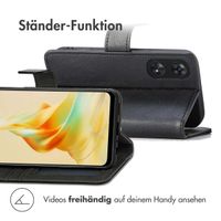 imoshion Luxuriöse Klapphülle Oppo Reno 8 T (4G) - Schwarz