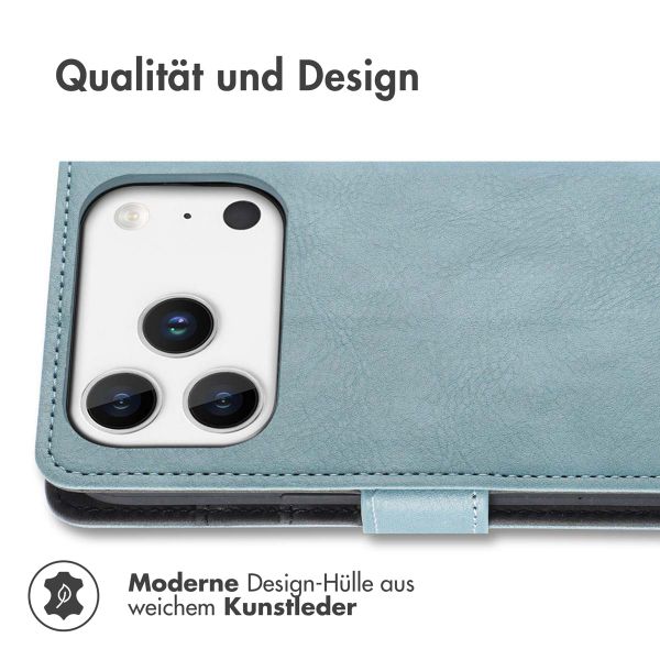imoshion Luxuriöse Klapphülle Apple iPhone 17 Pro - Air Blue