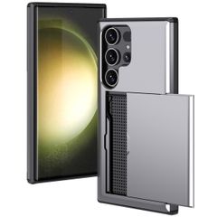 imoshion Backcover mit Kartenfach Samsung Galaxy S24 Ultra - Grau
