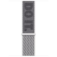 Apple Nike Sport Loop Armband für das  Apple Watch Series 1 t/m 11 / SE / Ultra (44/45/46/49 mm) - White / Black