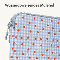 imoshion Design Laptop Hülle 15-16 Zoll - Laptop Sleeve - Cherry Check