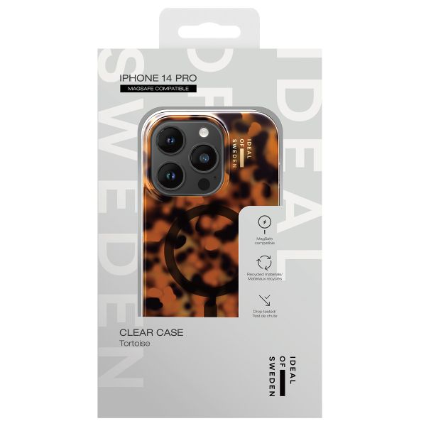 iDeal of Sweden Clear Case MagSafe Apple iPhone 14 Pro - Tortoise