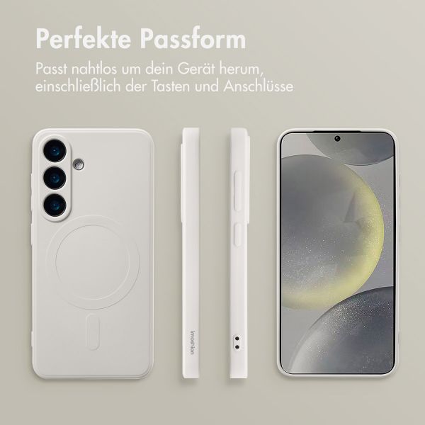 imoshion Color Back Cover mit MagSafe für das Samsung Galaxy S25 - Beige