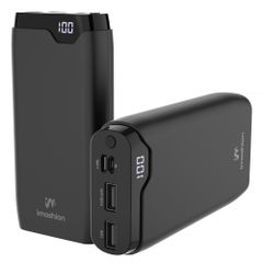 imoshion Powerbank 20.000 mAh - 22,5W Schnellladegerät - USB-C / USB-A - Schwarz