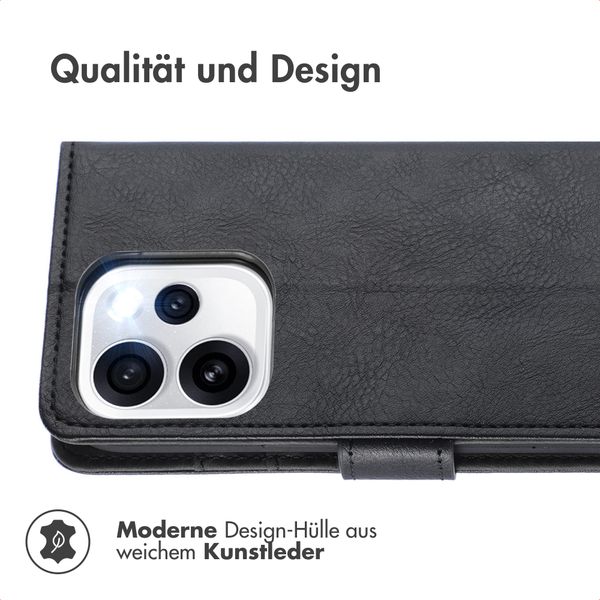 imoshion Luxuriöse Klapphülle Oppo Reno15 Pro (5G) - Schwarz