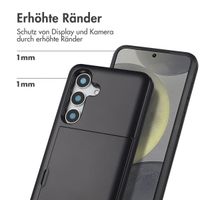 imoshion Backcover mit Kartenfach Samsung Galaxy S25 - Schwarz