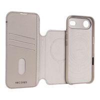 Decoded 2 in 1 Leather Klapphülle MagSafe Apple iPhone 17 Pro - Solid Clay