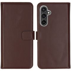 Selencia Echtleder Klapphülle Samsung Galaxy S23 FE - Braun