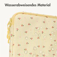 imoshion Design Laptop Hülle 15-16 Zoll - Laptop Sleeve - Garden Stripes