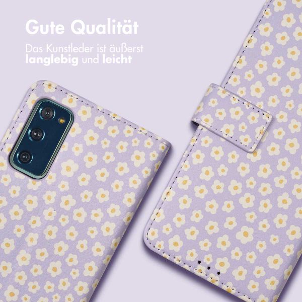 imoshion ﻿Design Klapphülle für das Samsung Galaxy S20 FE - White Daisy