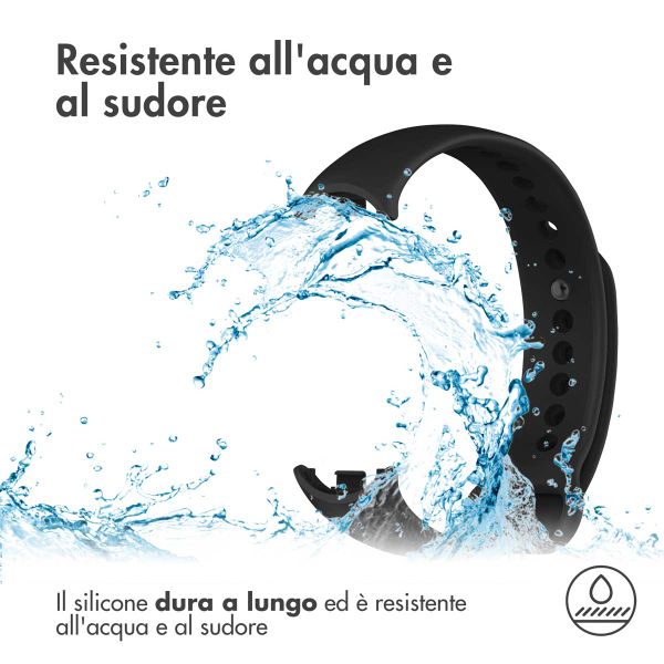 imoshion Silikon Sportarmband für Xiaomi Smart Band 8 / 9 - Schwarz