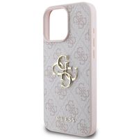 Guess 4G Metal Logo Back Cover für das iPhone 16 Pro - Rosa