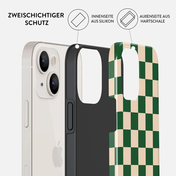 Burga Tough Back Cover für das iPhone 13 - Ivy League