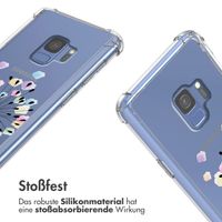 imoshion Design Hülle mit Band für das Samsung Galaxy S9 - Sandstone Dandelion