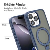 Accezz Ring Stand Backcover mit MagSafe Apple iPhone 16 Pro Max - Blau