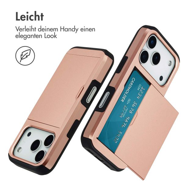 imoshion Backcover mit Kartenfach Apple iPhone 17 Pro - Rosé gold