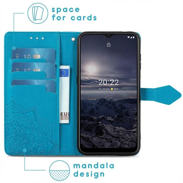 imoshion Mandala Klapphülle Nokia G11 / G21 - Türkis